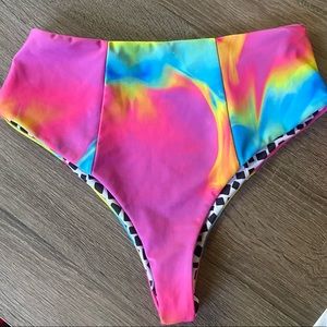 Moana Bikini Reversible Bottoms Size Small